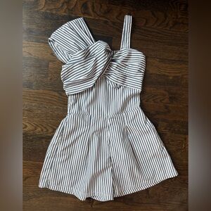 Habitual Navy and White Striped Garment